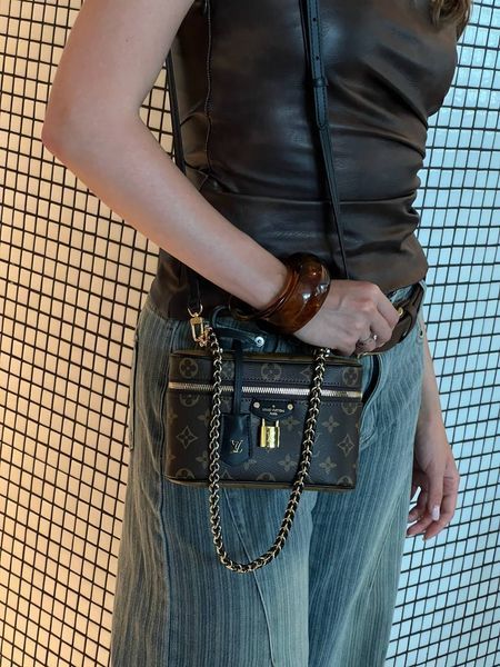 Louis Vuitton Vanity PM Bag Monogram Reverse Coated Canvas Calf [магнітна коробка] pr00759 фото