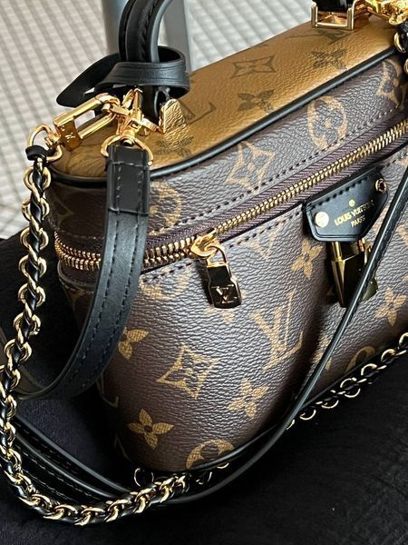 Louis Vuitton Vanity PM Bag Monogram Reverse Coated Canvas Calf [магнітна коробка] pr00759 фото