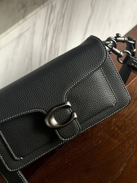 Сoach Tabby Shoulder Bag Black Mini [крафтова коробка] pr9887  фото