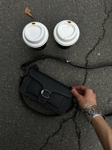 Сoach Tabby Shoulder Bag Black Mini [крафтова коробка] pr9887  фото