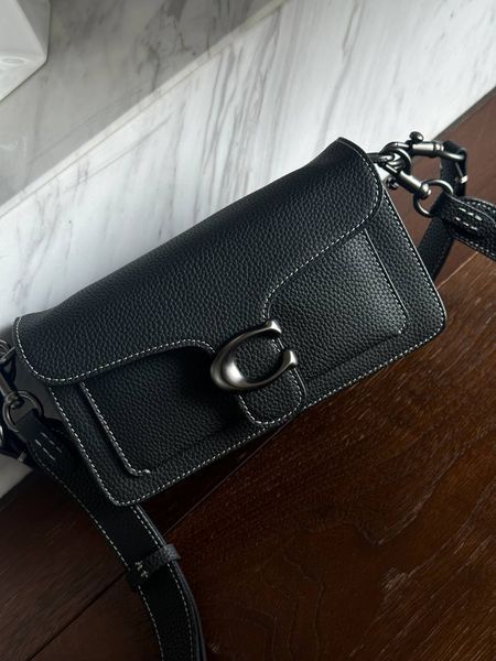 Сoach Tabby Shoulder Bag Black Mini [крафтова коробка] pr9887  фото