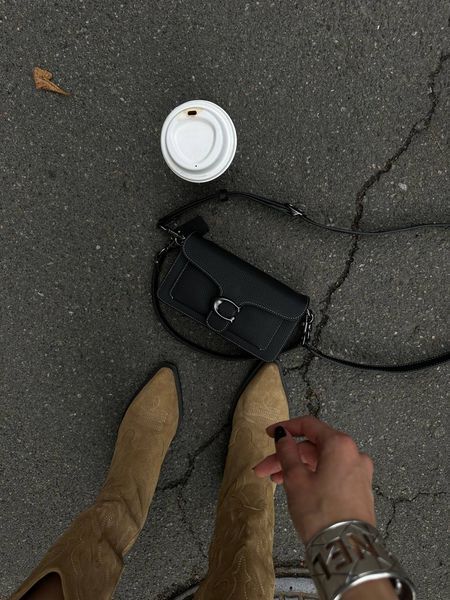 Сoach Tabby Shoulder Bag Black Mini [крафтова коробка] pr9887  фото