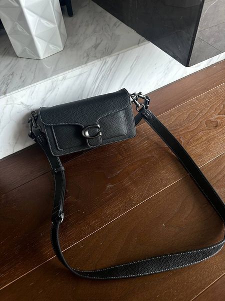 Сoach Tabby Shoulder Bag Black Mini [крафтова коробка] pr9887  фото