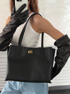 Coach Willow Tote Black [оригінальна коробка] pr01996 фото