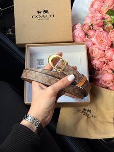 Елегантний ремінь Coach R0026 фото