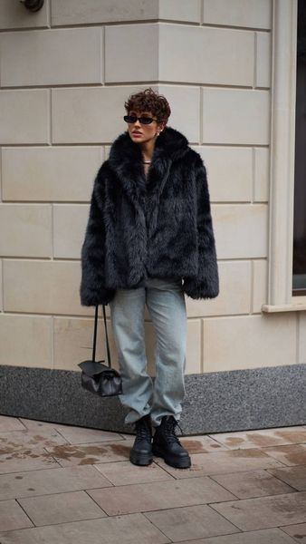 Шуба Faux Fur Chic 8905 фото