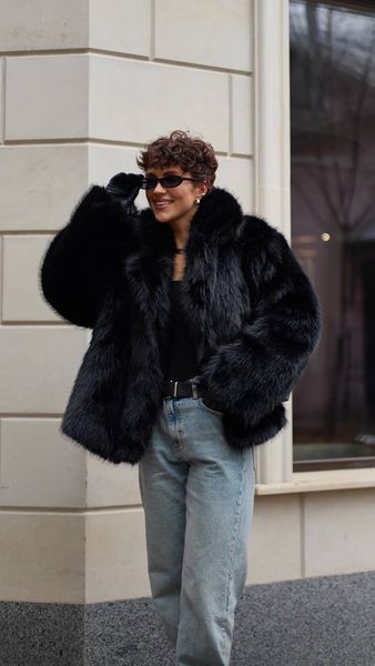 Шуба Faux Fur Chic 8905 фото