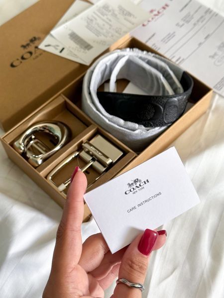 Coach Belt Kit Silver Fittings  R0005 фото