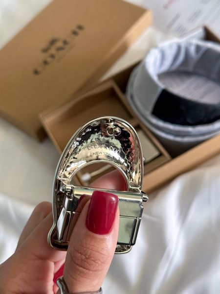 Coach Belt Kit Silver Fittings  R0005 фото
