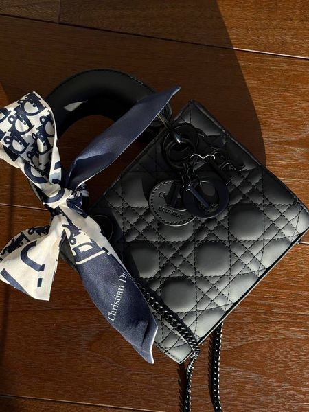 Dior Lady D-Joy Mikro Bag Total Black[оригінальна коробка] pr01259 фото