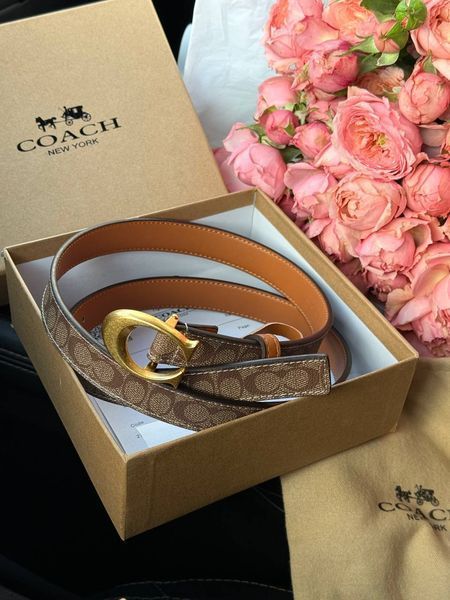 Елегантний ремінь Coach R0026 фото