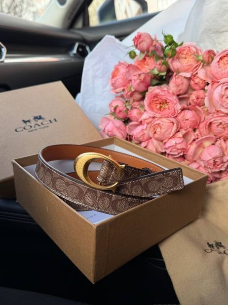 Елегантний ремінь Coach R0026 фото