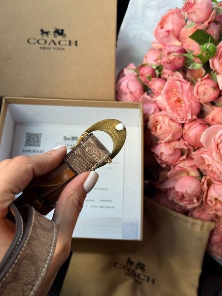 Елегантний ремінь Coach R0026 фото