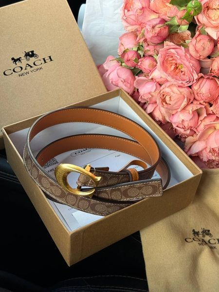 Елегантний ремінь Coach R0026 фото