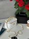 Chanel Classic Black Lambskin Pearl Crush Vanity Bag White/ Silver [оригінальна коробка] pr0021 фото 2