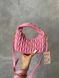 Miu Miu Wander Matelass&eacute; Nappa Leather Mini Hobo Bag Pink [оригінальна брендована коробка] miu2440 фото 16