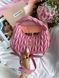 Miu Miu Wander Matelass&eacute; Nappa Leather Mini Hobo Bag Pink [оригінальна брендована коробка] miu2440 фото 9