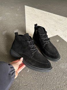 Замшеві черевики Black Nova 6306-2 фото