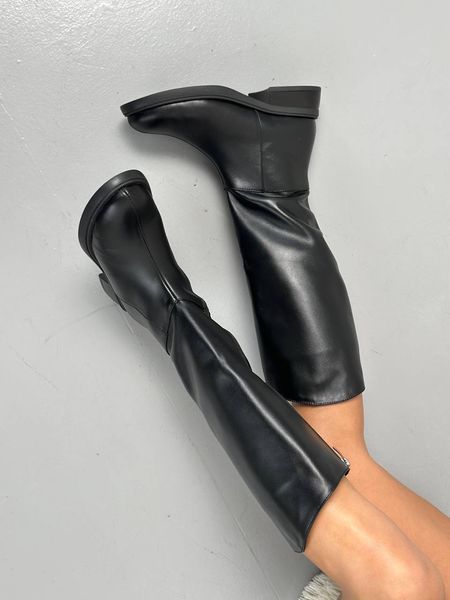 Чоботи Black Warm 5527 5527 фото
