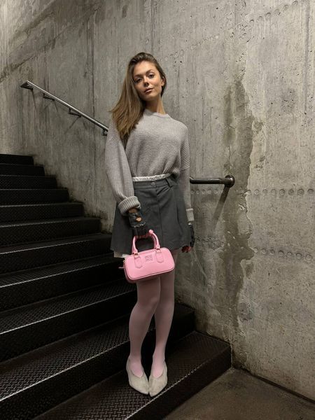Miu Arcadie Leather Bag Pink [Ориг Коробка] miu2061 фото