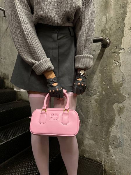 Miu Arcadie Leather Bag Pink [Ориг Коробка] miu2061 фото