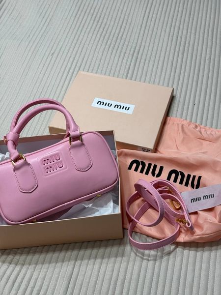 Miu Arcadie Leather Bag Pink [Ориг Коробка] miu2061 фото