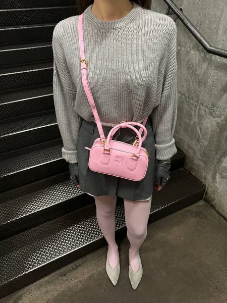 Miu Arcadie Leather Bag Pink [Ориг Коробка] miu2061 фото