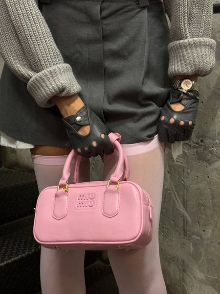 Miu Arcadie Leather Bag Pink [Ориг Коробка] miu2061 фото