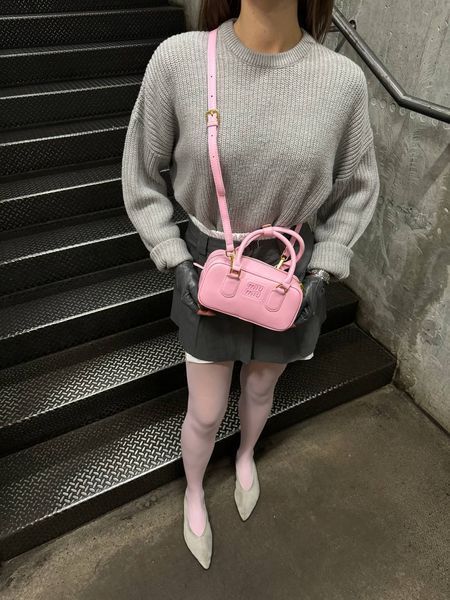 Miu Arcadie Leather Bag Pink [Ориг Коробка] miu2061 фото