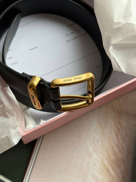 Ремінь Miu Miu R0030 фото