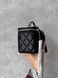 Chanel Classic Black Lambskin Pearl Crush Vanity Bag Silver [оригінальна магнітна коробка] pr2078 фото 5