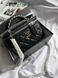 Chanel Classic Black Lambskin Pearl Crush Vanity Bag Silver [оригінальна магнітна коробка] pr2078 фото 14