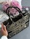 Dior Large Book Tote Ecru and Blue Dior Oblique Embroidery [оригінальна коробка] pr01271 фото 10