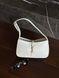 Saint Laurent Hobo Le 5 A 7 Leather Shoulder Bag in White pr00391 фото 4