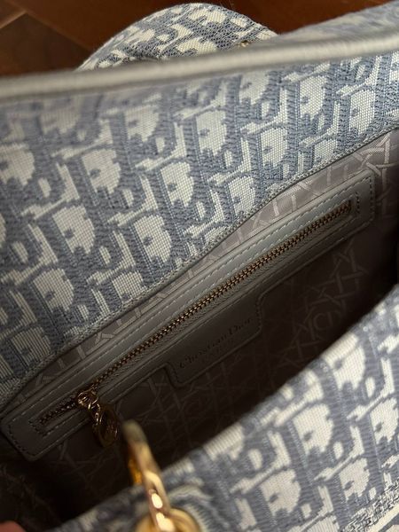 Christian Dior Medium Lady D-Lite Bag Light Grey [оригінальна коробка] pr01247 фото