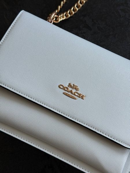 Coach Mini Klare Crossbody in Signature Canvas White/Gold pr07287 фото