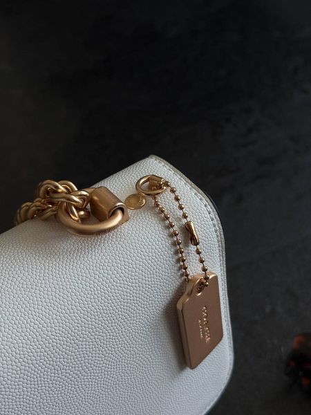 Coach Mini Klare Crossbody in Signature Canvas White/Gold pr07287 фото