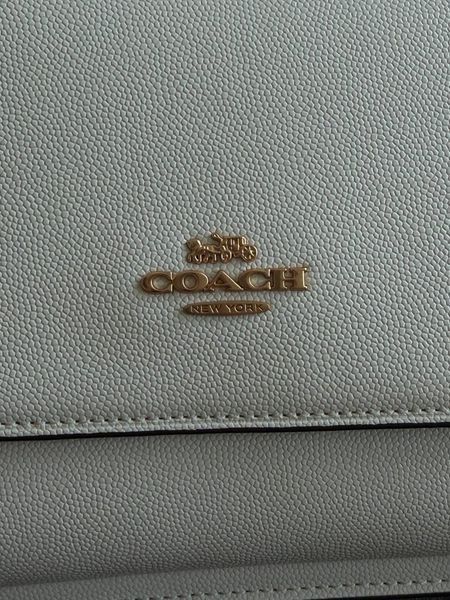 Coach Mini Klare Crossbody in Signature Canvas White/Gold pr07287 фото