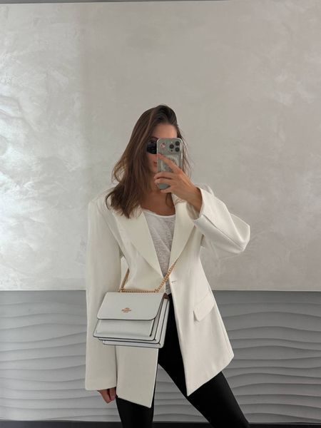 Coach Mini Klare Crossbody in Signature Canvas White/Gold pr07287 фото