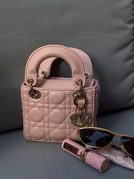 Dior Lady D-Joy Mikro Bag Pink [оригінальна коробка] pr01252 фото