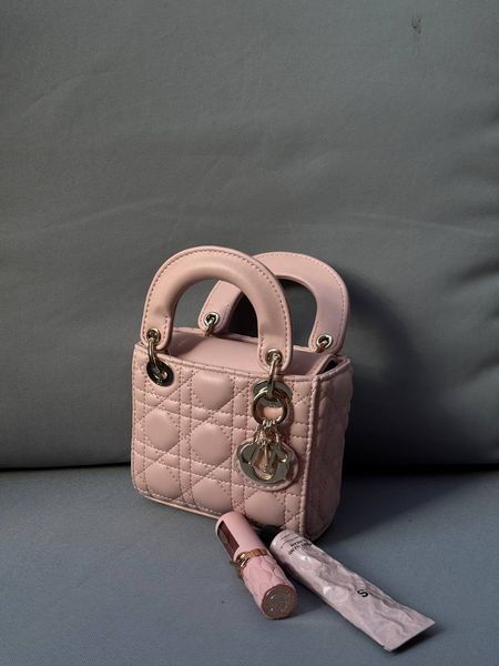Dior Lady D-Joy Mikro Bag Pink [оригінальна коробка] pr01252 фото