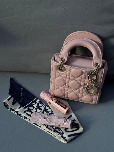 Dior Lady D-Joy Mikro Bag Pink [оригінальна коробка] pr01252 фото