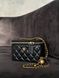 Chanel Classic Black Lambskin Pearl Crush Vanity Bag Black/Gold Гладка шкіра [магнітна коробка] pr0029 фото 6