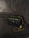 Chanel Classic Black Lambskin Pearl Crush Vanity Bag Black/Gold Гладка шкіра [магнітна коробка] pr0029 фото 5