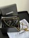 Chanel Classic Black Lambskin Pearl Crush Vanity Bag Black/Gold Гладка шкіра [магнітна коробка] pr0029 фото 1