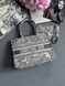 Dior Large Book Tote Ligt Grey Dior Oblique Embroidery [оригінальна коробка] pr01270 фото 8