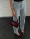 Saint Laurent Hobo Le 5 A 7 Leather Shoulder Bag in Red pr0039 фото 2