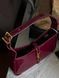 Saint Laurent Hobo Le 5 A 7 Leather Shoulder Bag in Red pr0039 фото 17