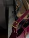Saint Laurent Hobo Le 5 A 7 Leather Shoulder Bag in Red pr0039 фото 15