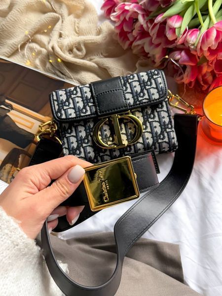 Christian Dior 30 Montaigne Bag Blue/Beige [оригінальна коробка] pr09999 фото